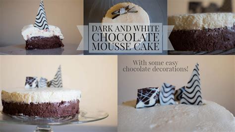 This layered chocolate mousse cake has a lovely texture and rich chocolate flavour, yet is simple to make. How to make Chocolate Mousse Cake Recipe | Dark & White ...