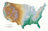 Topical Map Of Usa – Topographic Map of Usa with States