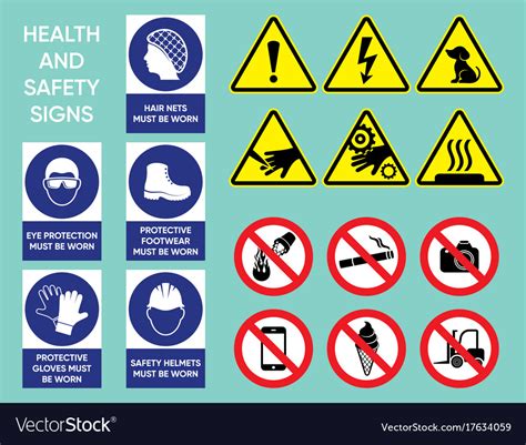 Health And Safety Signs And Symbols