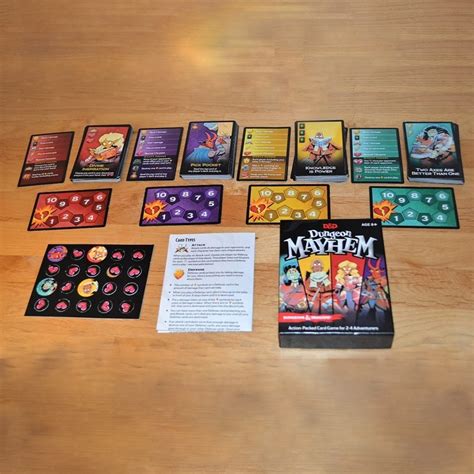 Dungeon Mayhem Dungeons And Dragons Card Game 24 Players English