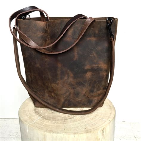 Large Brown Leather Crossbody Bags Semashow Com