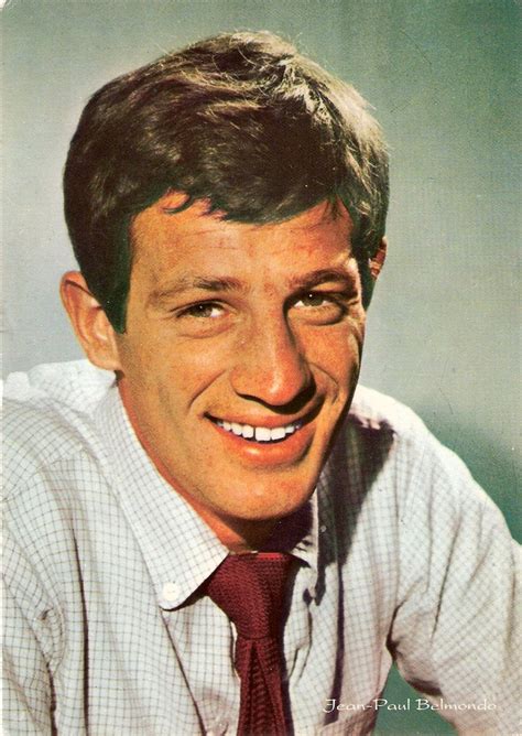 Il retrouve godard pour tourner une femme est une. Jean-Paul Belmondo | Italian postcard in the series ...