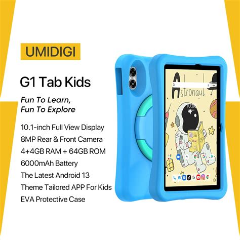 World Premiere Umidigi G1 Tab Kids Tablet 10 1 Inch Children Tablets