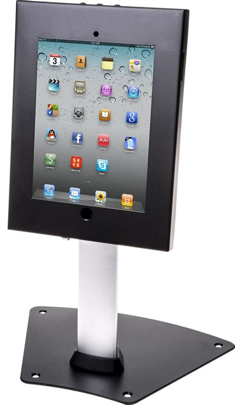 This Industrial Ipad Stand Accommodates 9 10 Tablets This Digital