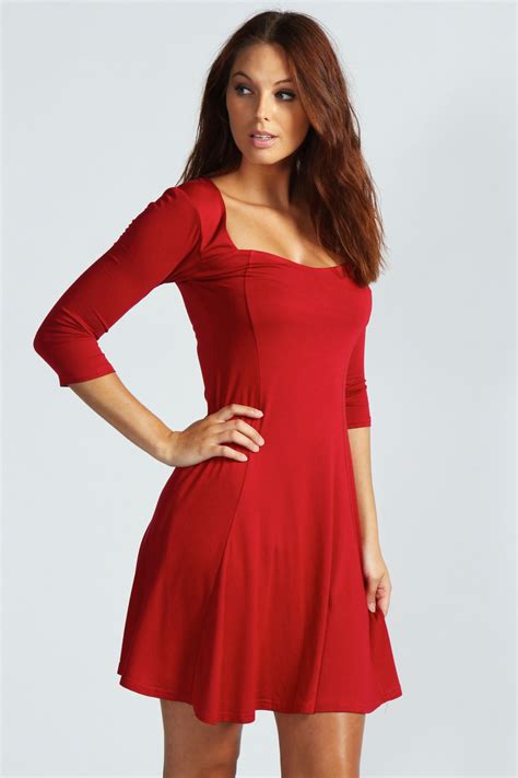 Red Skater Dress Picture Collection