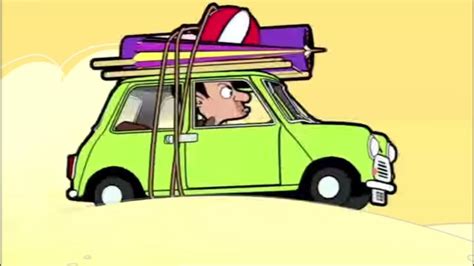 Driving On The Beach Mr Bean Cartoon Youtube