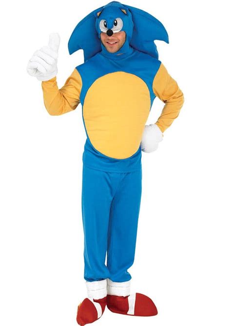 Sonic The Hedgehog Mens Costume Adults Sonic Costume