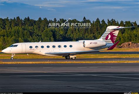 A7 Cgc Qatar Executive Gulfstream Aerospace G650 G650er At Helsinki