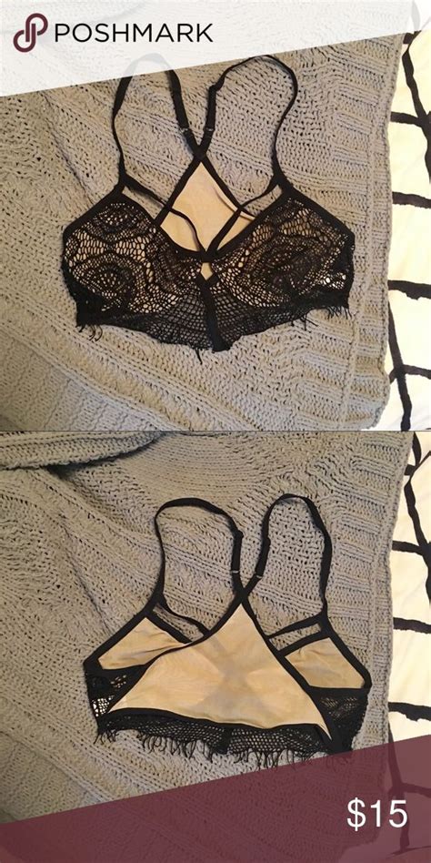 Black And Nude Lace Bra Black Lace Bra With Nude Mesh Under And On Back