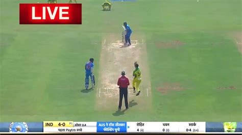 India Vs Australia 1st Odi Live Ind Vs Aus 1st Odi Live Cricket Match