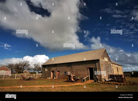 Old Farm Shed Stock Photo Alamy