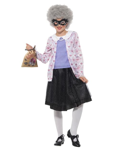 David Walliams Deluxe Gangster Granny Costume Our
