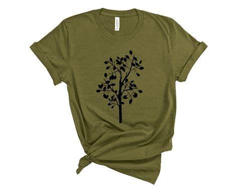 Camisa De árbol De La Naturaleza Camiseta De árbol Camisa Etsy