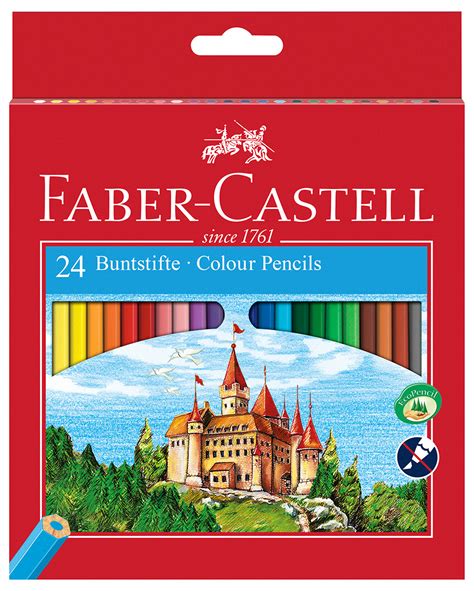 Faber Castell Classic Colouring Pencils Assorted Colours Pack Of 24