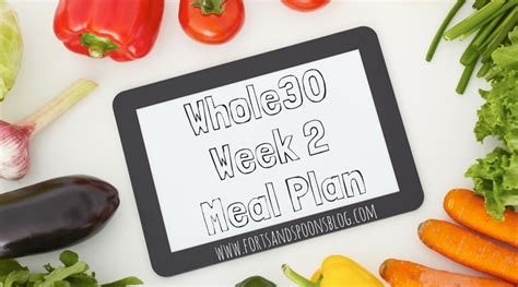 2018 Whole30 Week 2 Meal Plan Forts And Spoons