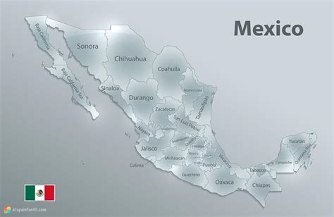 Pescado Quemar Sui Mapa De Mexico Con Nombres Latitud Patrocinar Lámpara