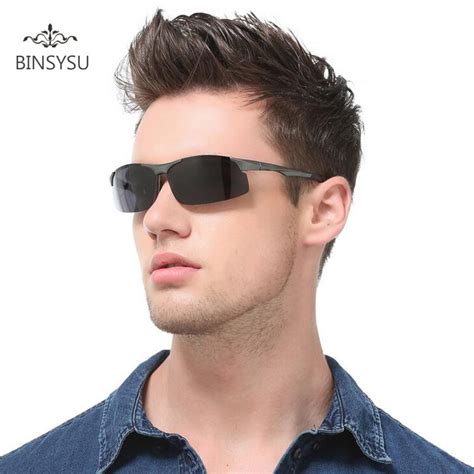 Uv400 Aluminum Magnesium Men S Polarized Sunglasses Rimless Sunglass Brand Designer Oculos Sun
