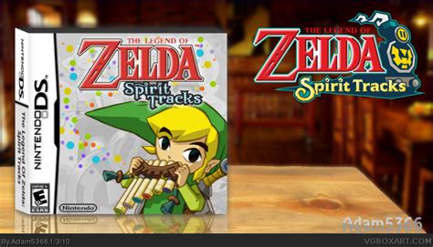 The Legend Of Zelda Spirit Tracks Nintendo Ds Box Art Cover By Adam5366