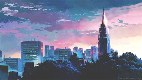 Anime City Background Night  B H G Link Gambar