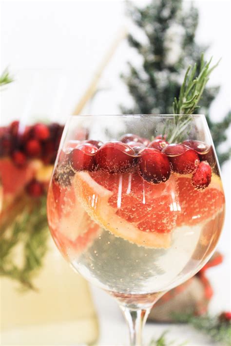 Holiday White Wine Sangria Bits And Bites