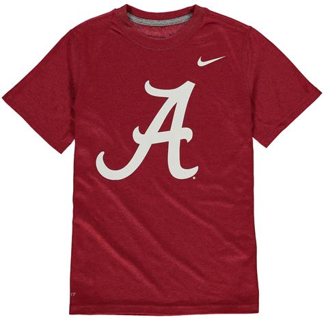Youth Nike Crimson Alabama Crimson Tide Logo Legend Dri Fit T Shirt