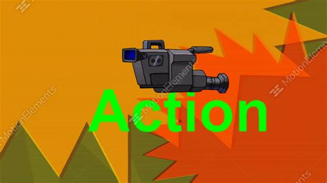 Lights Camera Action Animated Looping Stock Animation 2818190