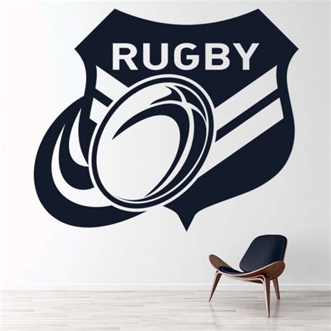 Rugby Badge Wall Art Sticker Wall Decal