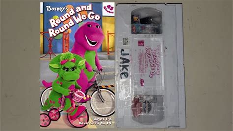 Opening To Barneys Round And Round We Go 2002 Vhs Youtube