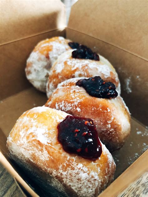 Raspberry Jam Filled Donuts Delishably