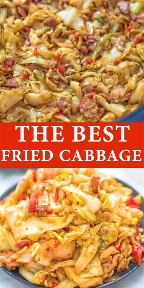 Add the apples, sugar, cinnamon and lemon juice. This Fried Cabbage recipe is insanely good! Made with ...