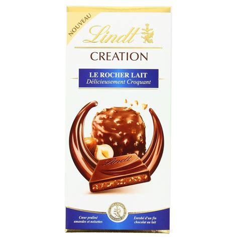 Lindt Création Chocolat Rocher au lait la tablette de g