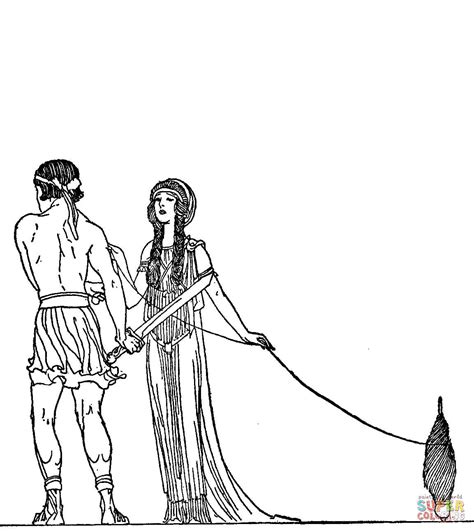 Greek Mythology Coloring Page Free Coloring Page Coloring Home