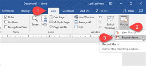 How To Record And Run Macros To Automate Tasks In Word