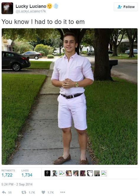 Lucky Luciano S Original Tweet You Know I Had To Do It To Em Know Your Meme