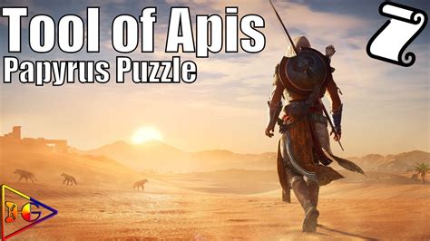 Assassins Creed Origins Papyrus Puzzle Tool Of Apis YouTube