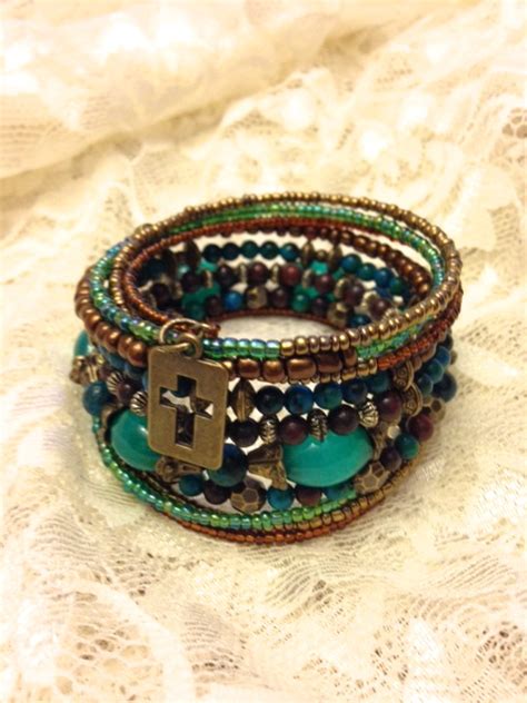 Jewelry By Martica Boho Memory Wire Bracelet