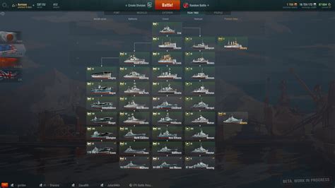 I Have Completed World Of Warships Now Right All Tech Trees Elited