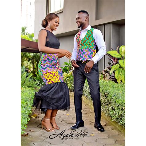 Latest African couple outfit | fashenista