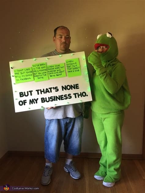 Kermit Meme Its None Of My Business Costume Photo 33