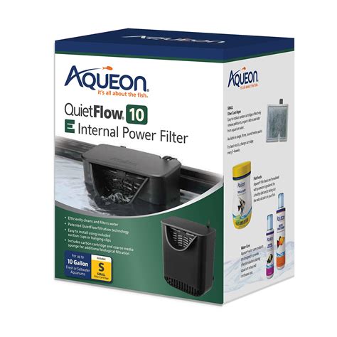 Buy Aqueon Quietflow 10 E Internal Aquarium Fish Tank Power Filter