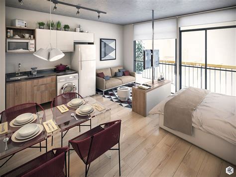 5 Small Studio Apartments With Beautiful Design Small