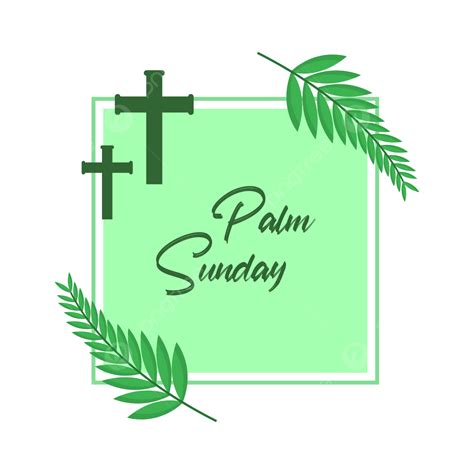Palm Sunday Vector Design Images Palm Sunday Vector Green Chart Design