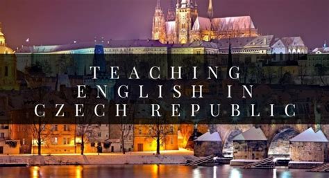 Teaching English In The Czech Republic Tefl Planet