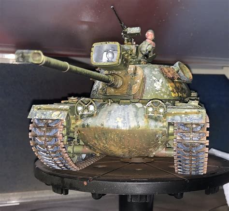 Us M48a3 Patton Tank Plastic Model Military Vehicle Kit 135