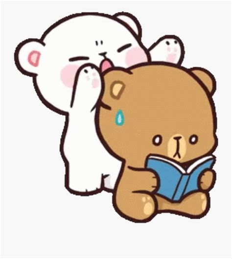 Milkandmocha Cute Bears Kawaii Grumpy Read Freetoedit Kawaii Cute