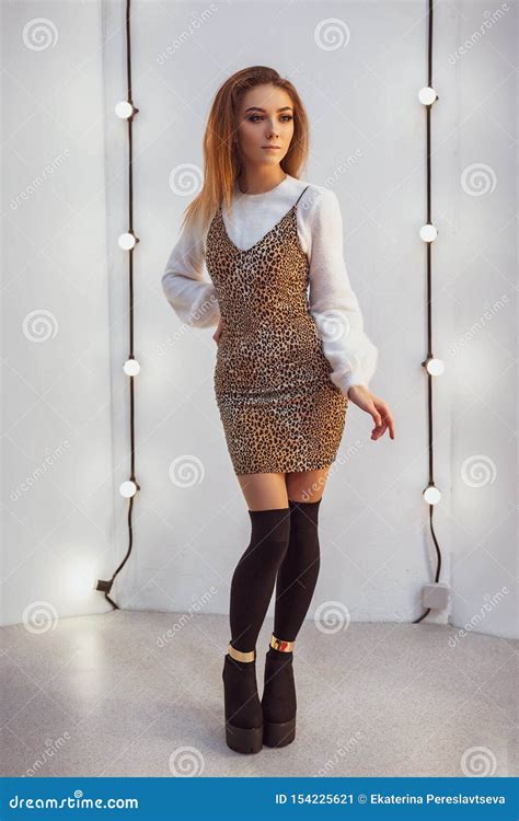 beautiful slender girl posing on camera on white 5184 the best porn website