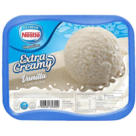 Nestle Temptations Extra Creamy Vanilla Ice Cream L Ice Cream