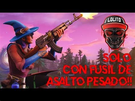 ~ fortnite.¡ganando solo con fusil de asalto termico! GANANDO SOLO con FUSIL DE ASALTO PESADO! 💀 ~ FORTNITE ...