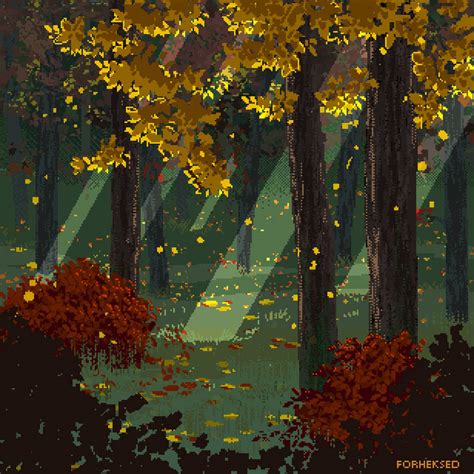 Pixel Autumn By Forheksed On Deviantart