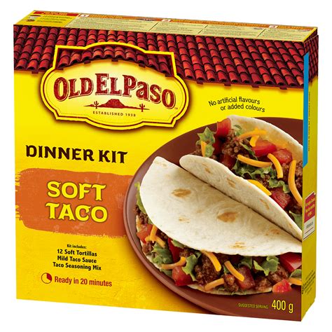 Soft Taco Dinner Kit Irresistible Taste Old El Paso